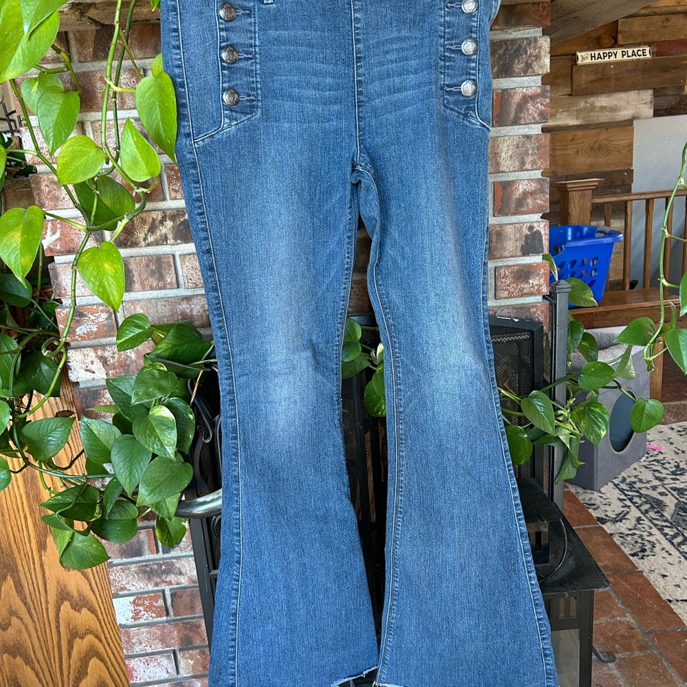 Women's Blue Flare Jeans